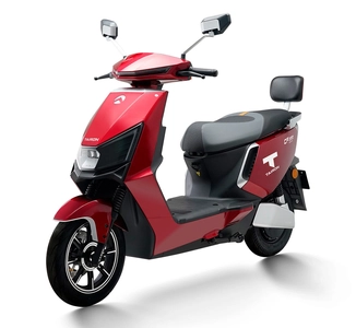 Електроскутер Tairon «CF» 144702, двигун 2000W, акумулятор 72V 38Ah графеновий, червоний, колеса 12/10"