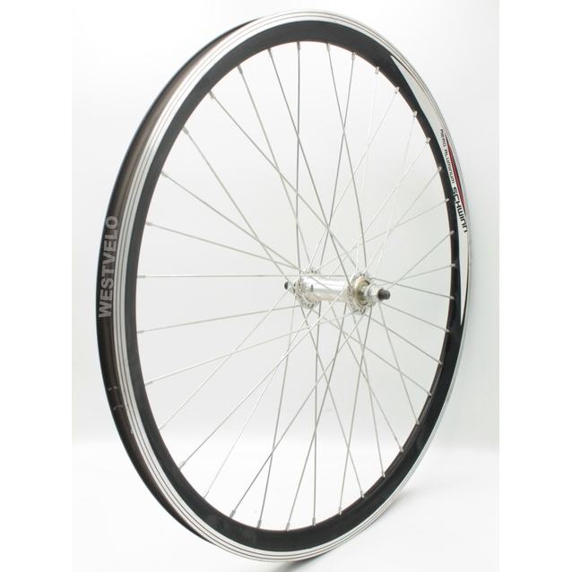 Колесо 26 перед, обід 2-ний чорний, втулка AL на віночках фото westvelo.com