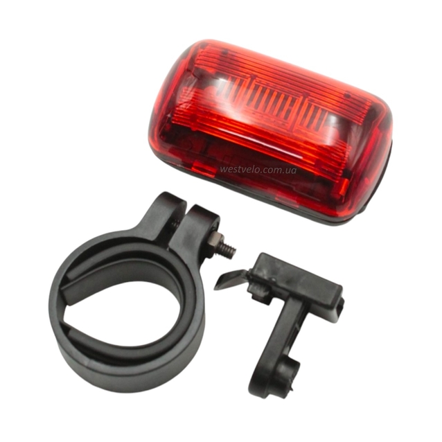 Мигалка на батарейках зад. JING YI, JY-390 фото westvelo.com