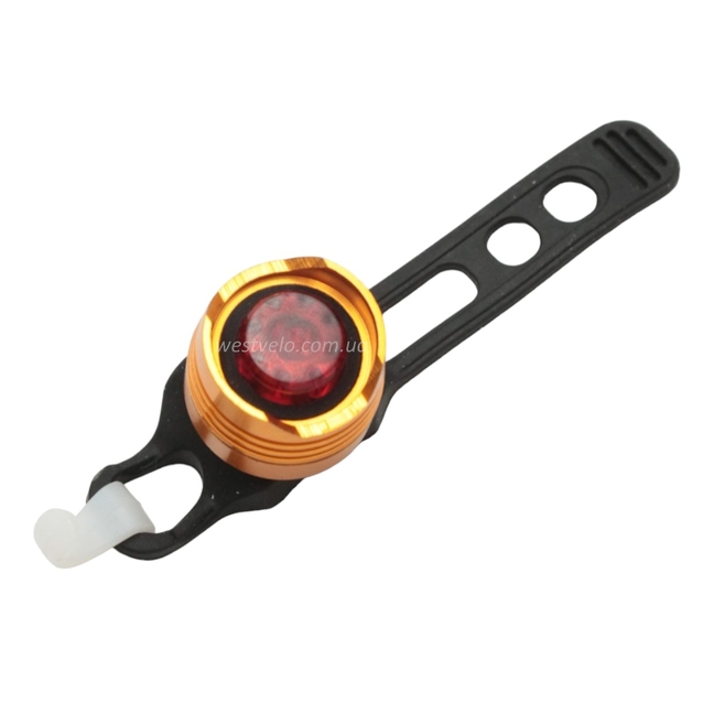 Габарит задній (353) золотий, на батарейках фото westvelo.com