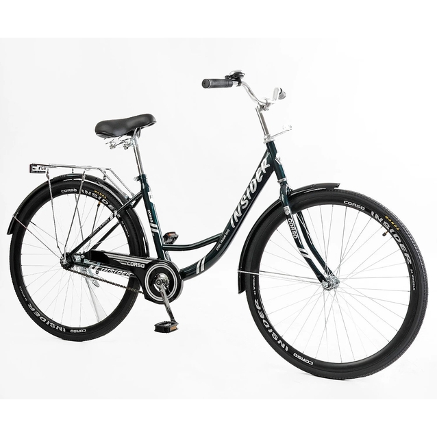 Міський велосипед 26 ST Corso «INSIDER» SD-26108 сталь 16,5", темно-зелений фото westvelo.com