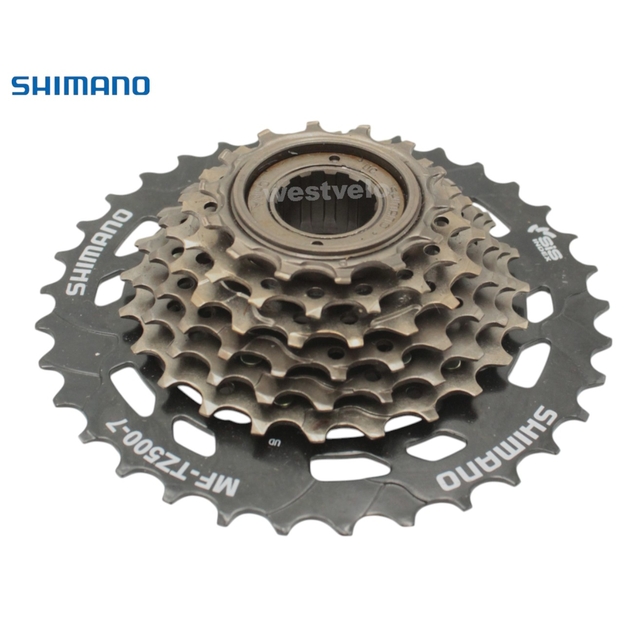Зірка задня різьбова 7-рик Megarange SHIMANO MF-TZ 500 (14-34T) фото westvelo.com