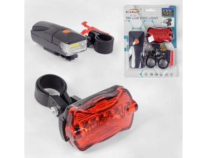 Фара + мигалка ( №198 ) на батарейках № КК-530 KAIKUO KK-530 (305)