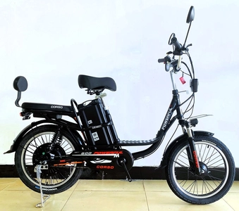 Електровелосипед 20 AL Corso «POWERFULL» FW-44186, алюміній, двигун 800W, акумулятор 60V21Ah літієвий, чорний