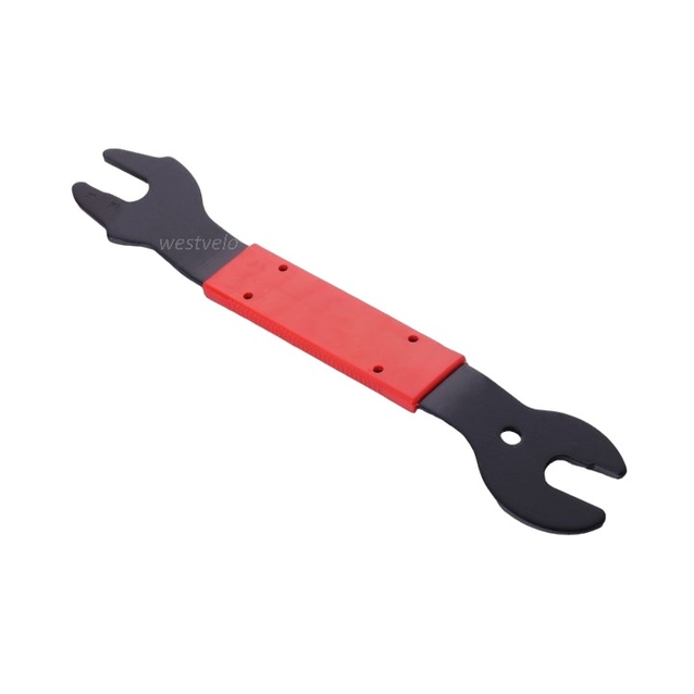 Ключ педальний червоно-чорний якісний PIHU ВТ-2919 фото westvelo.com