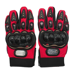 Мото рукавиці (M) "PRO BIKER" чорно-червоні (MCS-01)