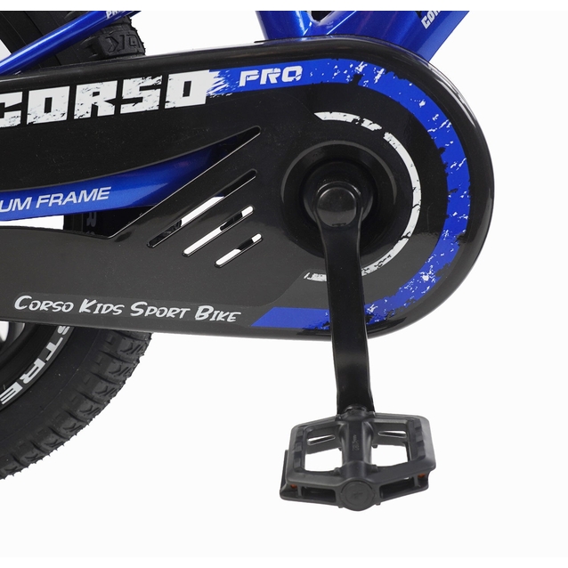 Дитячий велосипед 18 MG Corso «STREAM» SM-71480, магнієва рама, синій фото westvelo.com