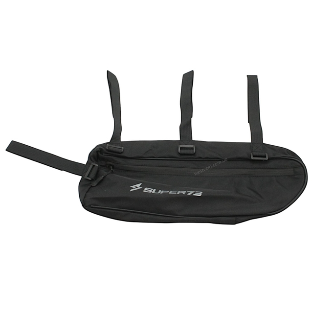 Сумка на раму Super73 водовідштовхувальна, XXL, чорна фото westvelo.com