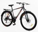 Велосипед 29 ST Corso «FISHER» FS-83260 сталь 21", (к-т SHIMANO) чорно-сіро-червоний фото westvelo.com