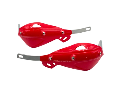 Захист рук на кермо мото FHS, 08 червоний