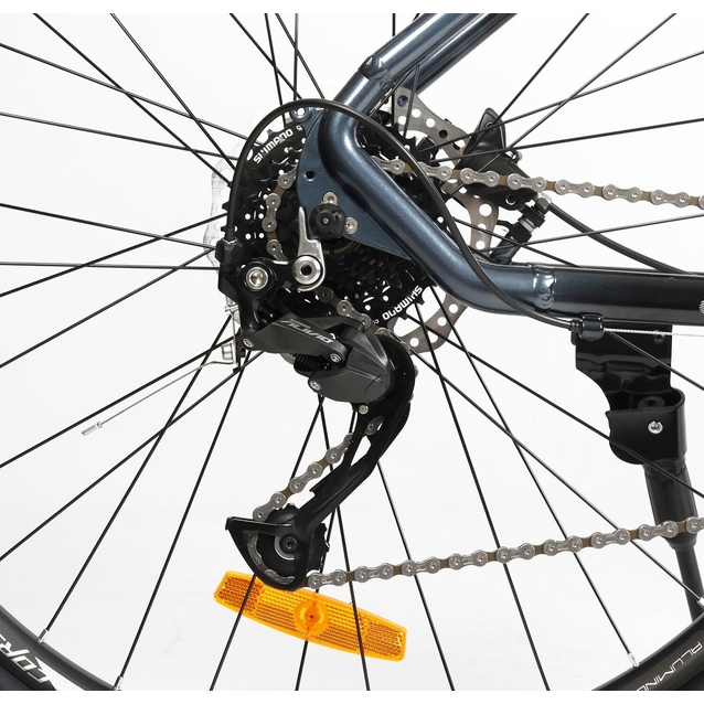 Велосипед 29 AL Corso «MAGNUS» MG-89624 алюміній 21", (к-т SHIMANO) графітовий фото westvelo.com