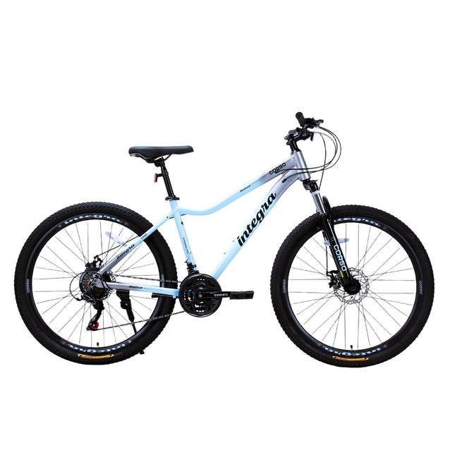 Велосипед 27.5 AL Corso «INTEGRA» NG-27623 алюміній 17", (к-т SHIMANO) блакитно-сірий фото westvelo.com