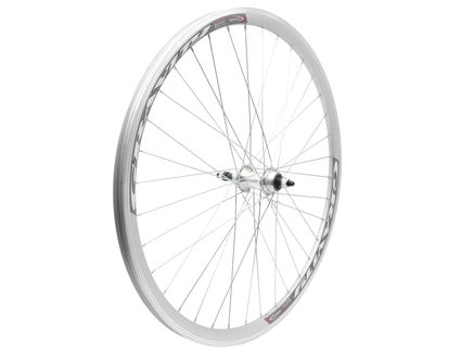 Колесо 27,5 зад, обід 2-ний сірий, втулка AL на промах, диск різьба