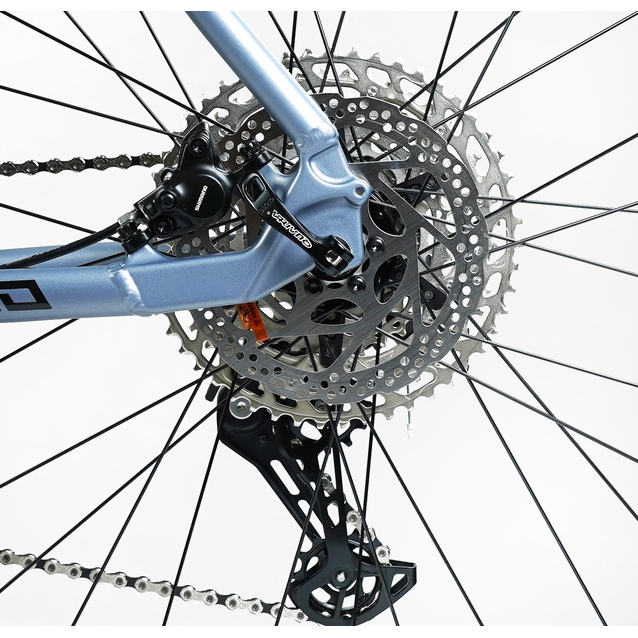 Велосипед 29 AL Corso «APEX» PX-29157 алюміній 21", (к-т SHIMANO Deore) чорно-блакитний фото westvelo.com