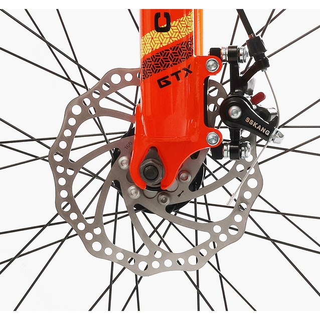 Велосипед 24 ST Corso «STARK» SK-24916 сталь 12", (к-т Saiguan) чорно-помаранчевий фото westvelo.com