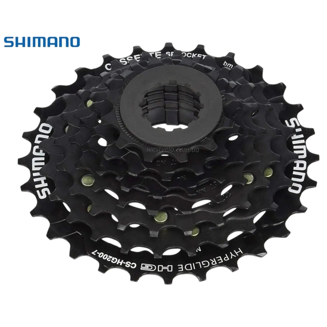 Касета 7 швидкостей SHIMANO HG-200 чорна (12-32T)