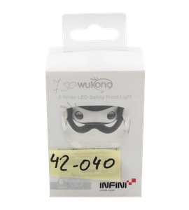 Фара передняя INFINI I-203W черн. "Wukong" Фара передняя INFINI I-203W черн. "Wukong" 2 бел светодиода 2 режима + батар