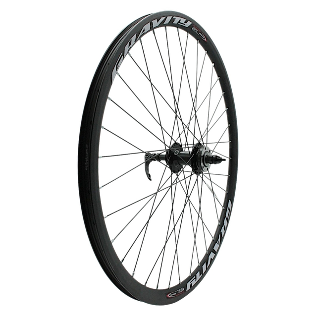 Колесо 27,5 зад, обід 2-ний чорний дисковий, втулка AL. NECO MS31R, диск 6 болтів,ексцентрик фото westvelo.com