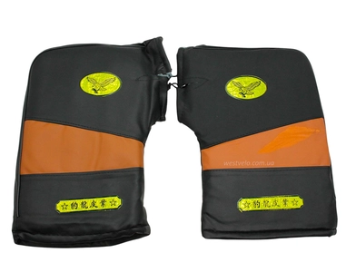 Рукавиці на кермо. зимові, помаранчева вставка (EAGLE) АКЦІЯ