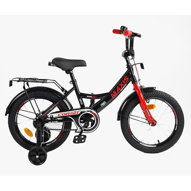 Дитячий велосипед 16 ST Corso «MAXIS» CL-16031 чорний фото westvelo.com