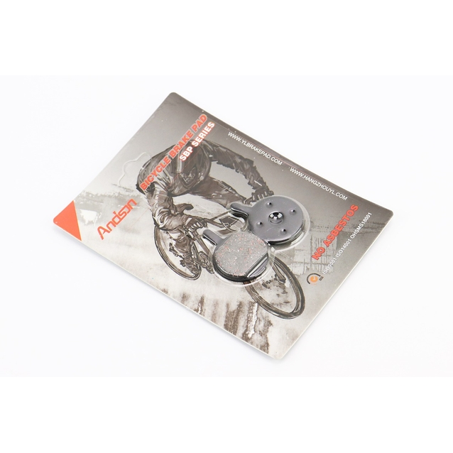 Колодки гальмівні дискові № 18 ANDSON (YL-1048) чорні фото westvelo.com