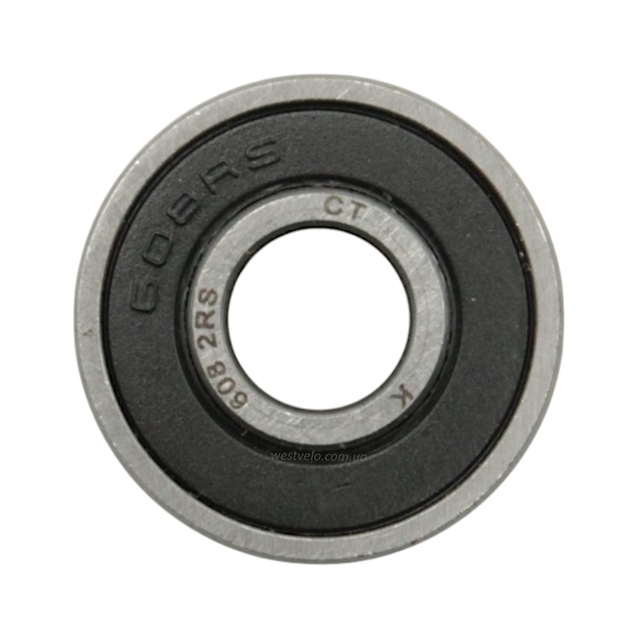 Підшипник колеса самоката пром Bearing (608 2RS) пласм. пильник (22х7,6х7,0)