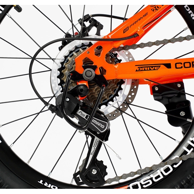 Велосипед 20 ST Corso «SPIRIT» ST-20458 сталь 12", (к-т SHIMANO) помаранчевий фото westvelo.com
