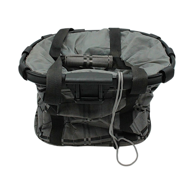 Сумка-кошик на руль KLS Shopper,(36/32/28см) сірий фото westvelo.com