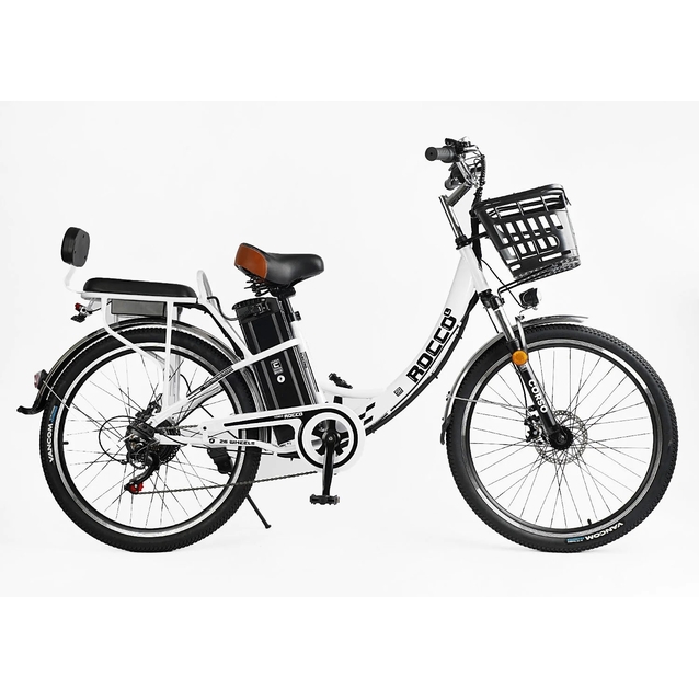 Електровелосипед 26 ST Corso «ROCCO» RC-50938 сталь, дв 500W, акум 48V20AH, білий фото westvelo.com