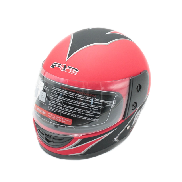 Мото шолом, закритий (S 55-56) F2 "BAILIDE", червоний матовий (825-2) фото westvelo.com