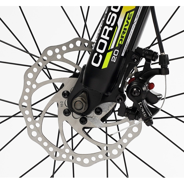 Велосипед 20 ST Corso «SPIRIT» ST-20946 сталь 12", (к-т SHIMANO) чорно-жовтий фото westvelo.com