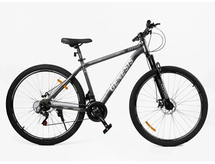 Велосипед 29 ST Corso «GENESIS»  GN-29279 сталь 19", (к-т SunRun) графітовий