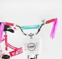 Дитячий велосипед 16 Corso «MAXIS» CL-16290 рожево-білий