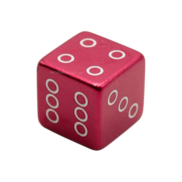 Ковпачок камери AL (кубик) червоний фото westvelo.com