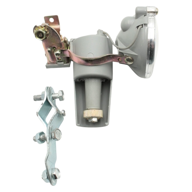 Фара 6V(вольт)2.4 W, JIA LING, динамо і кріплення фото westvelo.com