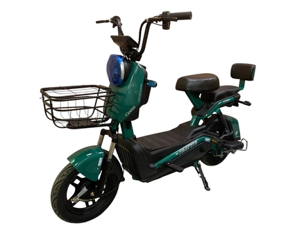Електроскутер Corso «CRAFTER» CR-410730, двигун 500W, акумулятор 60V/20Ah свинцево-кислотний, зелений, колеса 10"