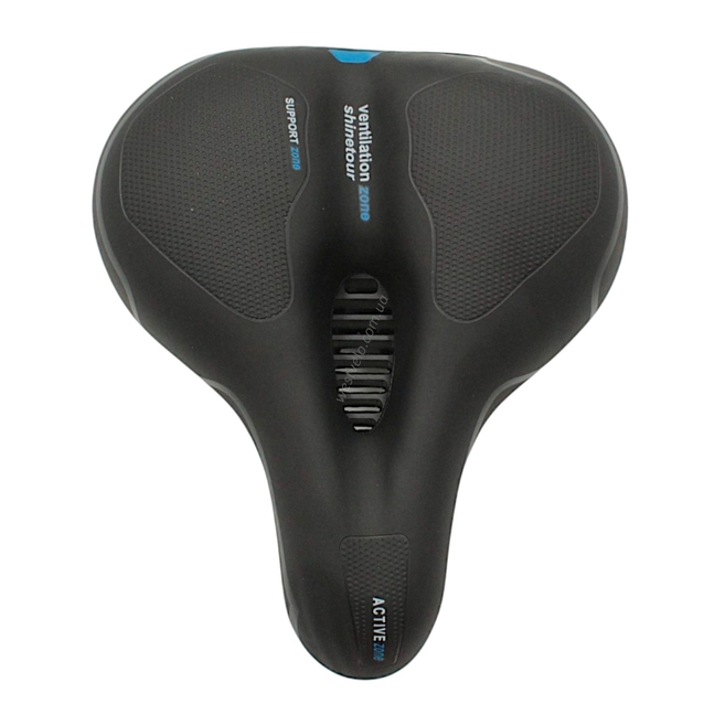 Сідло на демпферах з отвором AVANTI №188 (41,82) RECOVERY м'яке з катафотом фото westvelo.com