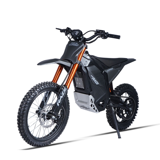 Електродіртбайк Corso «RAZE M9» M9/44033 двигун 2500W, акумулятор 72V 25Ah літієвий, чорний, колеса 17/14 " фото westvelo.com