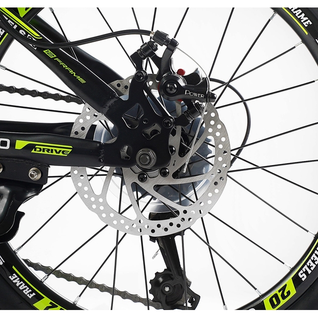 Велосипед 20 ST Corso «SPIRIT» ST-20946 сталь 12", (к-т SHIMANO) чорно-жовтий фото westvelo.com