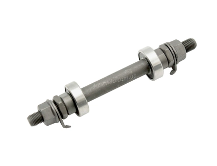 Вісь передньої втулки мтв на пром підшипниках вузька L-69мм Ø25.9. L-140мм