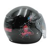 Мото шолом дитячий, відкритий (L) "908", Spider Man, чорний глянцевий фото westvelo.com