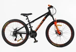 Велосипед 26 AL Corso «NEXT» NX-26700 алюміній 13", (к-т SHIMANO) чорно-помаранчевий фото westvelo.com