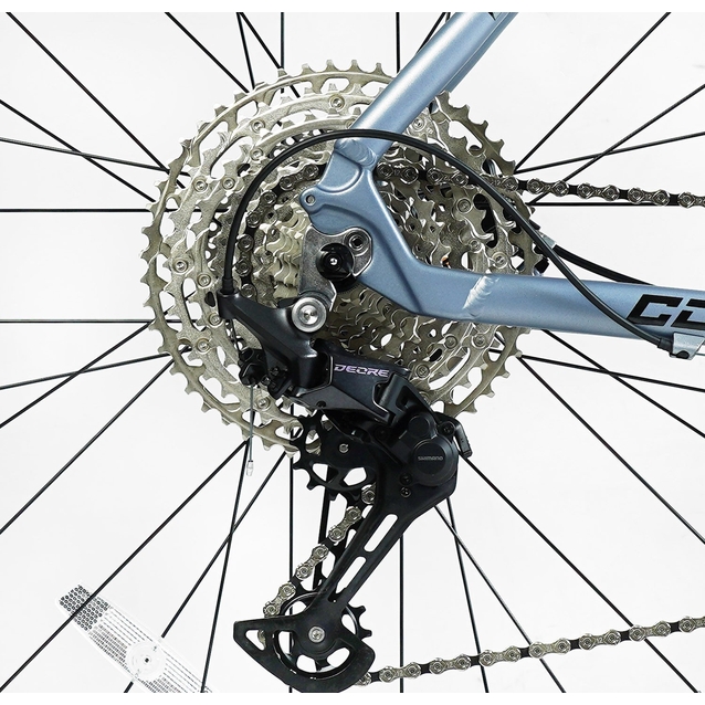 Велосипед 29 AL Corso «APEX» PX-29157 алюміній 21", (к-т SHIMANO Deore) чорно-блакитний фото westvelo.com