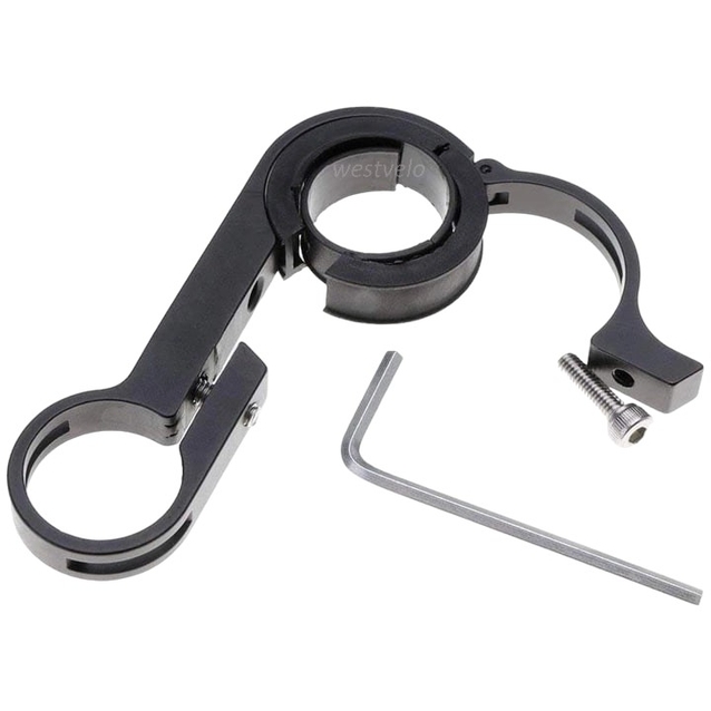 Розширювач керма подвійний, чорний L-200мм. фото westvelo.com