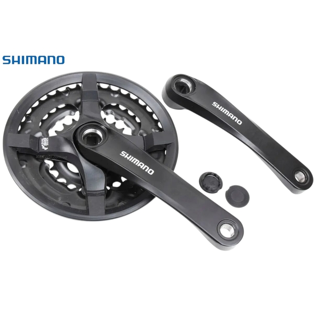 Система шатунів мтв мала SHIMANO FC-TY 301 AL.(24/34/42Т) L-175мм. фото westvelo.com