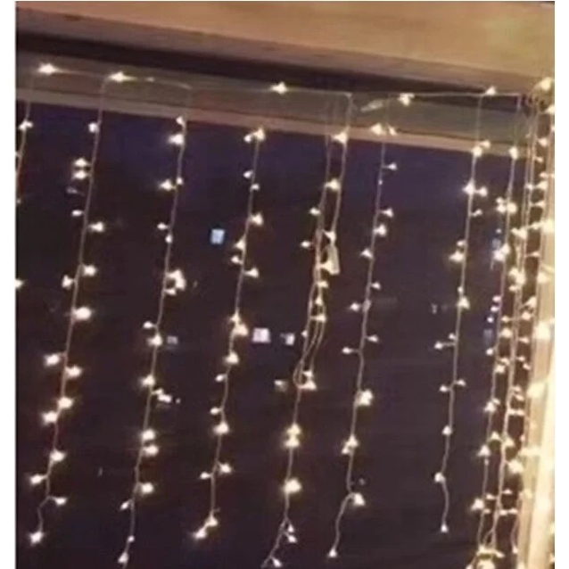 Гірлянда-штора 3.6 м, жовте світло, від USB, 8 режимів (C 61481-65 Y) фото westvelo.com