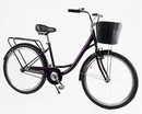 Міський велосипед 26 ST Corso «TRAVEL» TL-26523 сталь 16,5", темно-фіолетовий (+к(чорний)/к/б) фото westvelo.com