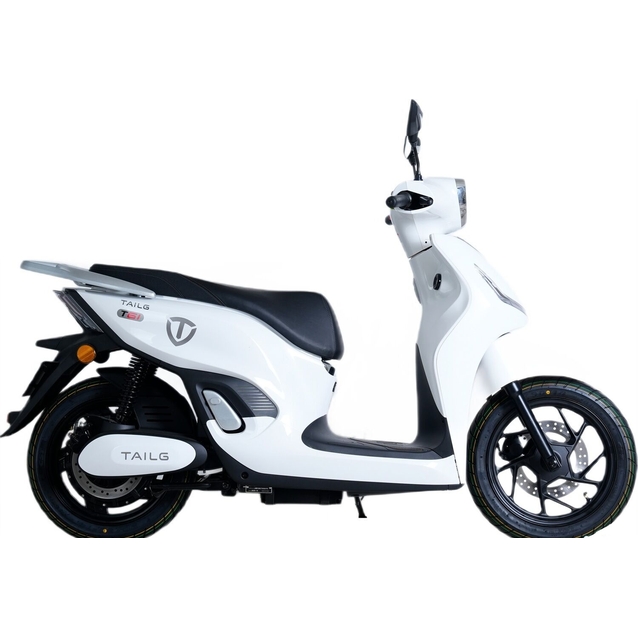 Електроскутер Tailg «T-61» GR-106, двигун 2500W, акумулятор 72V 38Ah графеновий, білий, колеса 14" фото westvelo.com