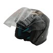 Мото шолом, відкритий (XL) "IBK" B02 чорний глянцевий фото westvelo.com