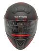 Мото шолом, закритий (L) GHB M61-Speedo інтеграл, чорно-червоний фото westvelo.com